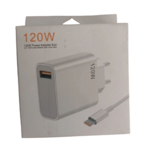 شارژر تایپ سی همراه آبداتور 120 وات