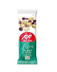 بادام زمینی و کشمش مزمز